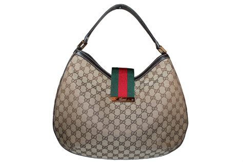 brown gucci handbags|authentic gucci hobo bag.